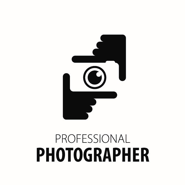 نمونه لوگو عکاسی با نماد دست