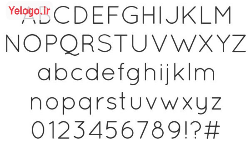 فونت سنس سریف (Sans Serif Font) برای طراحی لوگو